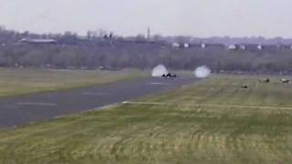 SR71 landing at AF Museum Dayton OH2wmv [upl. by Amak]