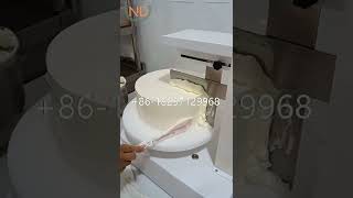 Automatic Birthday Cake cream Decorating Coating Machine Cake Spreading Making Machine [upl. by Jesse995]