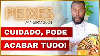 PEIXES JANEIRO 2024 CAMINHOS ABERTOS CHEGA DE DRAMA  A IMPERATRIZ TAROT [upl. by Ziagos]