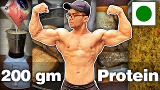 Full day of eating on lean bulk  2800 Calories  200 gm protein  vegetarian [upl. by Qahsi]