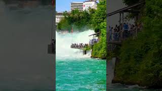 Switzerland 🇨🇭 Schaffhausen Reinfalls 🌿🌊 switzerland nature travel mountains relax lake [upl. by Iruj]