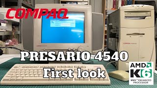 Compaq Presario 4540 First look [upl. by Erual168]