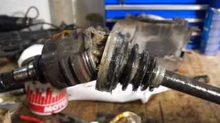 How to replace driveshaft boot Toyota Corolla Years 1991 to 2010 [upl. by Lethia770]