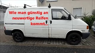 VW T4 Transporter  neue Reifen und neue Probleme [upl. by Eserrehs]