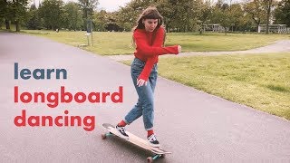 Longboard Dancing Tutorial First Steps [upl. by Corb319]