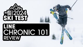 Is the 20232024 LINE CHRONIC 101 the ski for you this winter Newschoolers Ski Test Review [upl. by Nosyk]