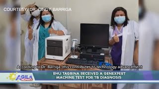 RHU Tagbina received a genexpert machine test for TB diagnosis [upl. by Millburn]