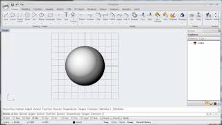 RhinoGold  How to create a semisphere [upl. by Nollahp664]