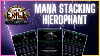 POE 324 Mana Stacking Archmage League Starter Concept [upl. by Scheld]