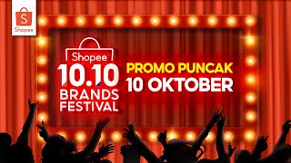 PROMO PUNCAK 10 OKTOBER  SHOPEE 1010 BRANDS FESTIVAL [upl. by Siahc]