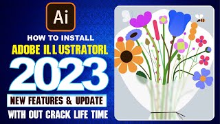 How To Install Adobe Illustrator 2023 l Adobe Illustrator 2023 Easy Install  With Zakki Graphics [upl. by Ellehcal874]