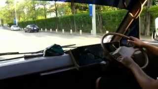 Driving Toyota Hiace 1985 [upl. by Yrtsed650]