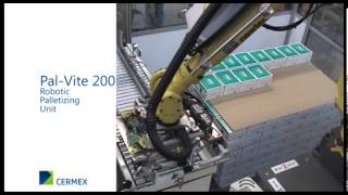 Compact robotic palletizer  PalVite 200 [upl. by Engenia]