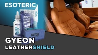 Gyeon Leather Shield Review  ESOTERIC Car Care [upl. by Tunk]