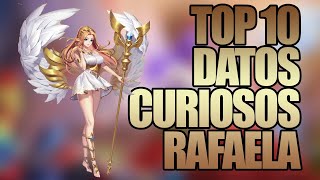 Top 10 Datos Curiosos Rafaela  Rafaela new skin  Mobile legends [upl. by Aistek]