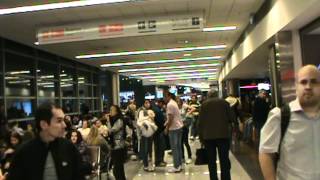 INSIDE NEW MONTEVIDEO AIRPORT TERMINAL MVD [upl. by Ydnal744]