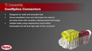 TE Connectivity Coolsplice Connectors  DigiKey Daily [upl. by Trilley]