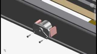 Galfab Outboard Supported Side Rollers Replacement Animation [upl. by Mckee]