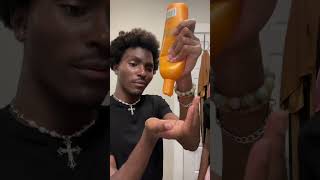 Afro hair routine🧼 Cornrows or Afro hairstyle haircare black afro hairtutorial routines [upl. by Hindu364]