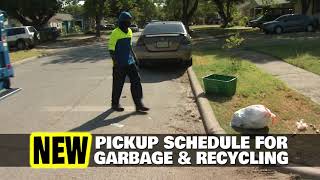 City of Grand Prairie New Pickup Schedule For Garbage amp Recycling [upl. by Horbal59]