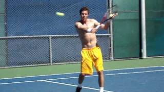 Marat Safin taking some volleys in practice [upl. by Artcele]