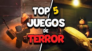 Los MEJORES JUEGOS de TERROR de este 2024 en ROBLOX… [upl. by Gylys434]