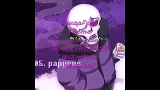 SwapFell Papyrus Theme Dissension REMIX HORROR MIX EPIC ROCK VERSION [upl. by Edrahs]