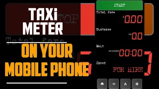 Taxi meter on your mobile phone [upl. by Aleacin]