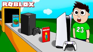 MI PROPIA FABRICA de VIDEOJUEGOS GIGANTE en ROBLOX [upl. by Amos]