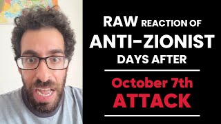 RAW Reaction of AntiZionist Days After October 7th Attack [upl. by Lakin216]