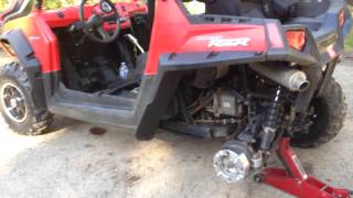 Installing Wheel Spacers On Rzr 800 [upl. by Dinerman]