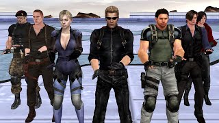 MMD ATEEZ Paradigm  Albert Wesker Leon Kennedy Chris Redfield Jill kpop dance Resident Evil [upl. by Adnoryt]