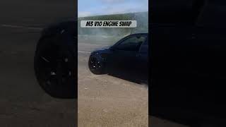 BMW M3 E46 crazy 50 V10 engine swap s85 burnout donuts typicalbmw WIN OR FAIL [upl. by Biel]