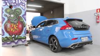 Volvo V40 RDesign acelerando no dinamômetro FULLPOWER [upl. by Ares]