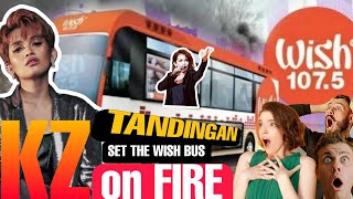 REACTIONS GOES CRAZY to KZ Tandingan  Rolling in the Deep performance on Wish Bus [upl. by Notse]