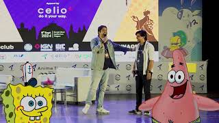 Dubbing Patrick and SpongeBob live by Darshan D and Shanoor M [upl. by Nyrhtakyram]