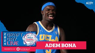 The Sixers select Adem Bona with the 41st pick breakdown and live initial reaction [upl. by Chilton]