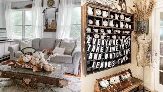 Fall Antique Farmhouse Styled Home Tour [upl. by Teryl]