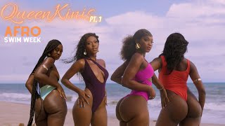 Queenkinis at Sankofa Beach Resort  PT 1  4K  Afro Swim Week 2023 [upl. by Sharos428]