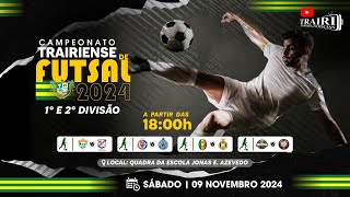 TRAIRIENSE DE FUTSAL 2024  Gols de JRD 4 x 3 Flecheiras [upl. by Idna]