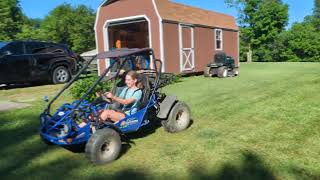 Kiersten first Drive of big blue [upl. by Bryna]