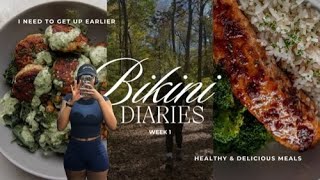 BIKINI BODY DIARIES No more lazy girl dinners high protein meals  I need a new routine  VLOG [upl. by Enyala]