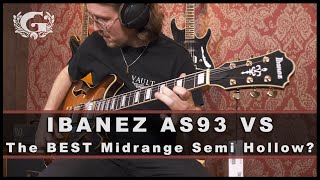 Ibanez AS93 Violin Sunburst  The Best Midrange Semi Hollow [upl. by Aniled]