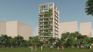 Discover NirPrangon Luxurious 3Side Open Apartments with Lake amp Park Views in Jolshiri Abashon [upl. by Roderich]