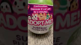 Adopt Me S2 Surprise Plush Pet ASMR Unboxing Part 2 [upl. by Carmena]