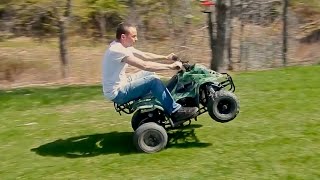 110cc Chinese ATV Review [upl. by Maidel]