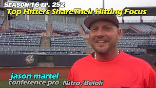 Top Sluggers share their HITTING FOCUS swingmakeover 252 Season 16 [upl. by Flavian]