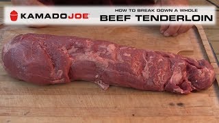 Kamado Joe Beef Tenderloin Breakdown [upl. by Finegan]