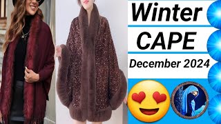 💥😱Most Dimanding Winter CAPE Is Back🔥😍New Winter CAPE Designs 2024💣🔥youtubevideos wintercap [upl. by Crystal102]