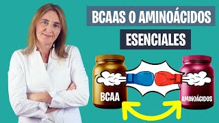 ¿Qué es mejor BCAAs o AMINOÁCIDOS ESENCIALES  Suplementos de aminoácidos  Nutrición deportiva [upl. by Tyree]